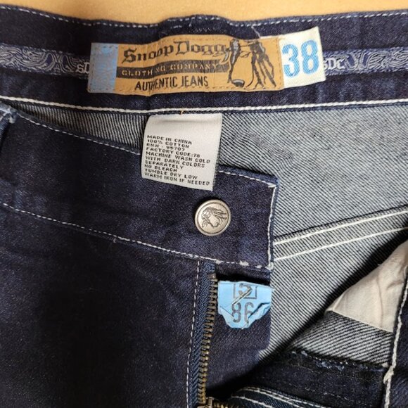 Vtg SNOOP DOGG Clothing Co. Super Baggy Y2K Jeans Men's Sz 38x30 - Picture 3 of 11
